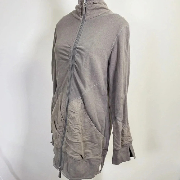 Neon Buddha Gray Long Jacket - Picture 2 of 15